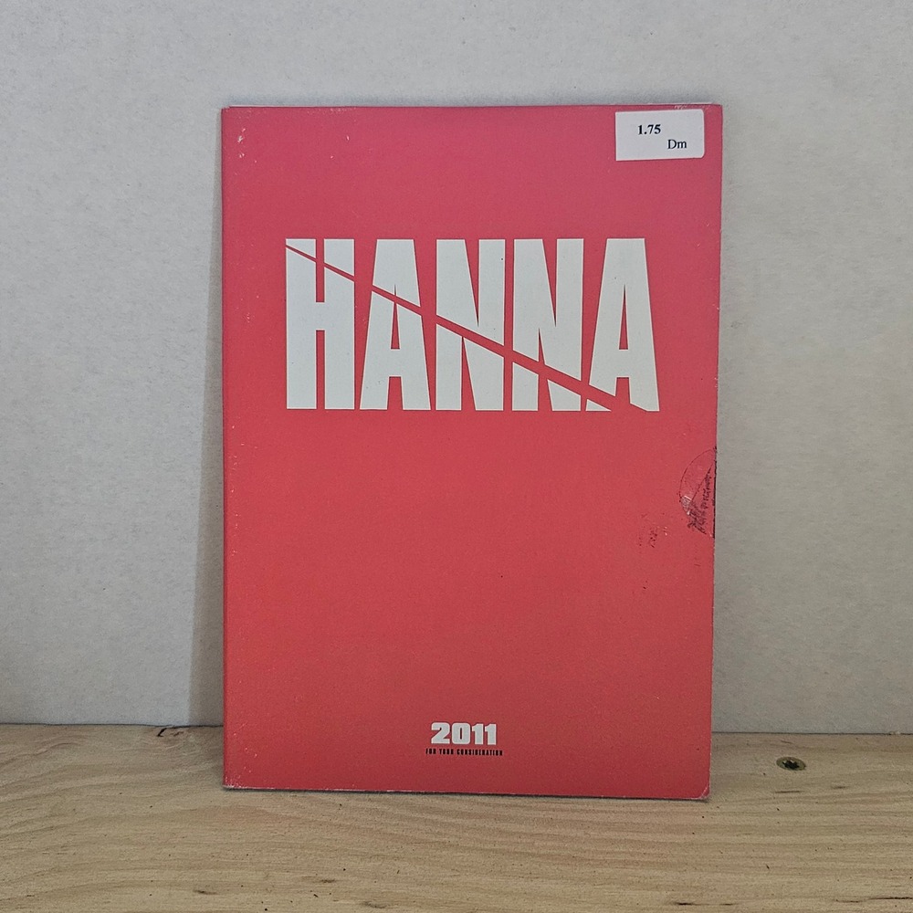 Hanna 2011 For Your Consideration FYC Awards Screener DVD Saoirse Ronan Red Case